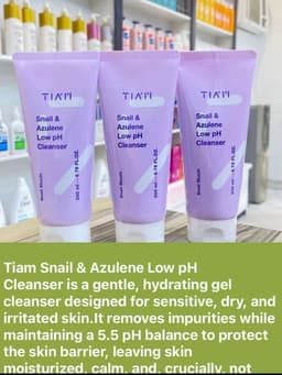 TIAM ( Snail & Azulene Low PH Cleanser